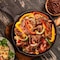 Commercial Chef 10.25'' Preseasoned Cast Iron Skillet, Cast Iron Pan with Dual Pour Spouts CHFS1025 - alternate 3